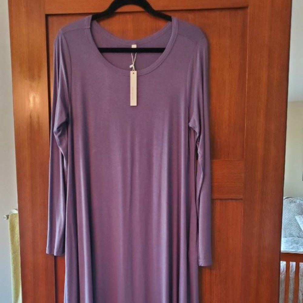 Purple Dress from Amazon with pockets